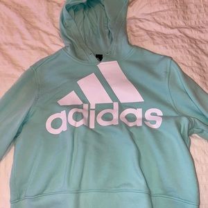 cropped adidas hoodie